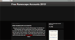 Desktop Screenshot of freebies4runescape.blogspot.com