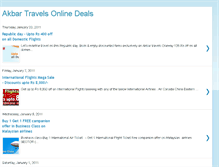 Tablet Screenshot of akbartravelsonlinedeals.blogspot.com