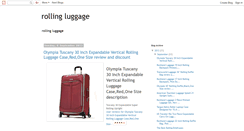 Desktop Screenshot of bestrollingluggage.blogspot.com