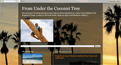 Desktop Screenshot of fromunderthecoconuttree.blogspot.com