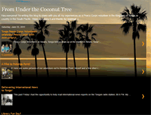 Tablet Screenshot of fromunderthecoconuttree.blogspot.com