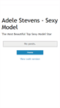 Mobile Screenshot of adele-stevens-sexystar.blogspot.com