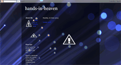 Desktop Screenshot of hands-in-heaven.blogspot.com