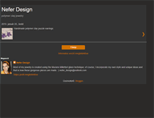 Tablet Screenshot of neferdesign.blogspot.com
