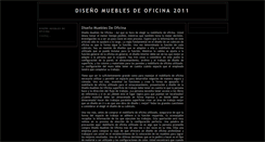 Desktop Screenshot of disenomueblesdeoficina.blogspot.com