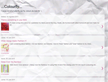 Tablet Screenshot of coloursdolovefly.blogspot.com
