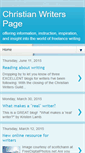 Mobile Screenshot of christianwriterspage.blogspot.com