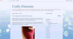 Desktop Screenshot of craftyelements.blogspot.com