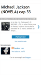 Mobile Screenshot of michaeljacksonnovelacap33.blogspot.com
