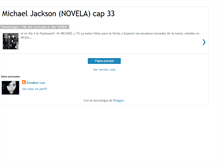 Tablet Screenshot of michaeljacksonnovelacap33.blogspot.com