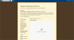 Desktop Screenshot of megansromancereviews.blogspot.com