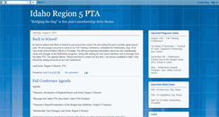 Desktop Screenshot of idregion5pta.blogspot.com