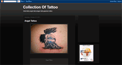 Desktop Screenshot of collectionoftattoo.blogspot.com