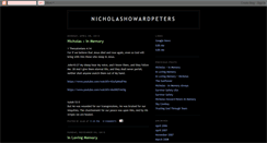 Desktop Screenshot of nicholashowardpeters.blogspot.com