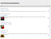 Tablet Screenshot of nicholashowardpeters.blogspot.com