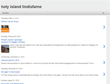 Tablet Screenshot of holy-island-lindisfarne.blogspot.com