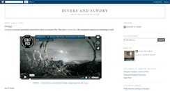 Desktop Screenshot of divers-and-sundry.blogspot.com