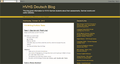 Desktop Screenshot of hvhsdeutschblog.blogspot.com