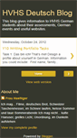 Mobile Screenshot of hvhsdeutschblog.blogspot.com