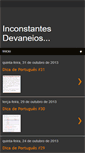 Mobile Screenshot of inconstantesdavaneios.blogspot.com