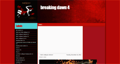 Desktop Screenshot of breakingdawn-4.blogspot.com