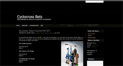 Desktop Screenshot of cyclocrossbets.blogspot.com