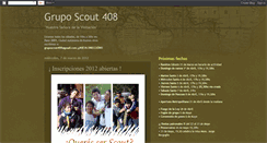 Desktop Screenshot of gruposcout408.blogspot.com