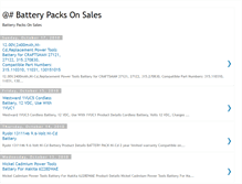 Tablet Screenshot of batterypacksonsales.blogspot.com
