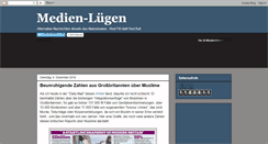 Desktop Screenshot of medien-luegen.blogspot.com