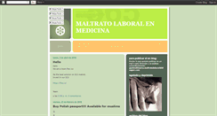 Desktop Screenshot of maltratolaboralenmedicina.blogspot.com