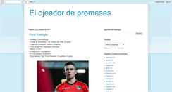 Desktop Screenshot of elojeadordepromesas.blogspot.com