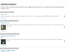 Tablet Screenshot of josiesews.blogspot.com