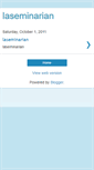 Mobile Screenshot of laseminarian.blogspot.com