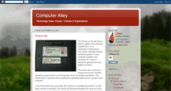 Desktop Screenshot of computeralley.blogspot.com