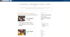 Desktop Screenshot of kaipara2writers.blogspot.com