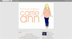 Desktop Screenshot of carrieannodell.blogspot.com