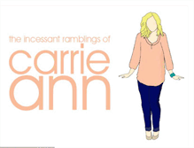 Tablet Screenshot of carrieannodell.blogspot.com