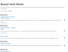 Tablet Screenshot of boycottsouthdakota.blogspot.com