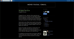 Desktop Screenshot of mohdfaisalismail.blogspot.com