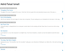 Tablet Screenshot of mohdfaisalismail.blogspot.com