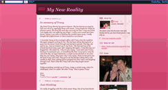 Desktop Screenshot of mynewreality-tracy.blogspot.com