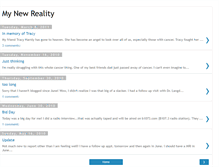 Tablet Screenshot of mynewreality-tracy.blogspot.com