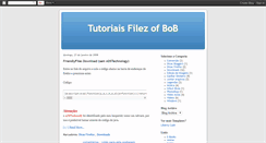 Desktop Screenshot of filezofbobtutoriais.blogspot.com