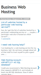 Mobile Screenshot of 24business-web-hosting.blogspot.com