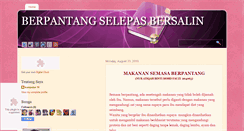 Desktop Screenshot of berpantangselepasbersalin.blogspot.com