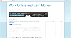 Desktop Screenshot of getworkonline.blogspot.com