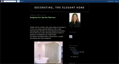 Desktop Screenshot of decoratingtheeleganthome.blogspot.com