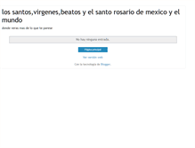 Tablet Screenshot of lossantosvirgenesybeatosfjme.blogspot.com