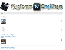 Tablet Screenshot of cybertvonline.blogspot.com