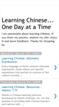 Mobile Screenshot of learnchinesedaybyday.blogspot.com